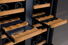 Load image into Gallery viewer, Allavino 24 Wide FlexCount II Tru-Vino 36 Bottle Dual Zone Black Wine Refrigerator VSWR36-2BF20
